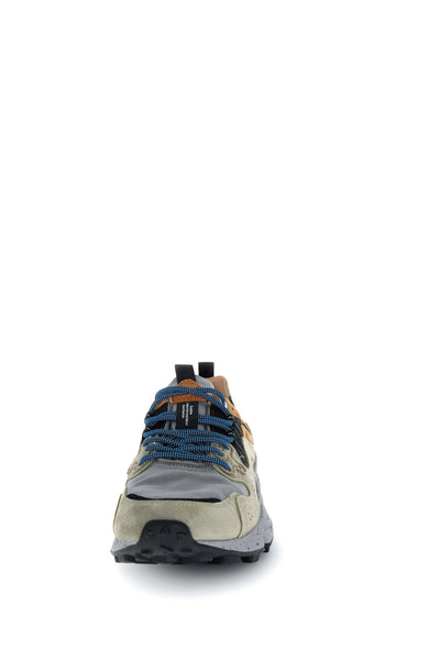 YAMANO 3 MAN SUEDE/NYLON DARK BEIGE-GREY-BLACK