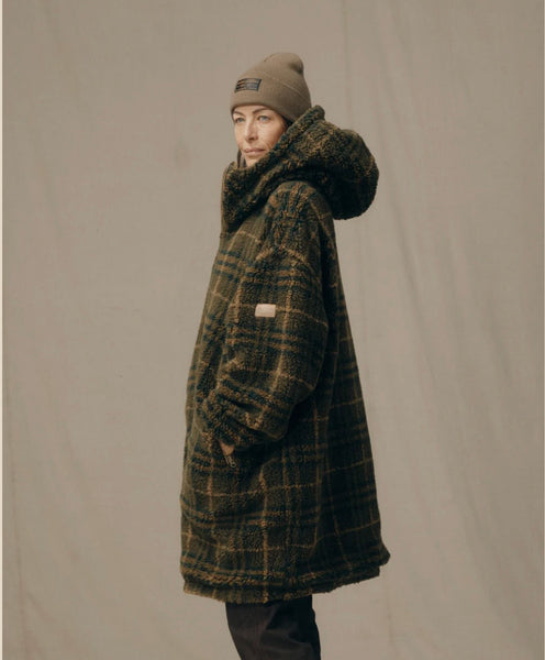 WOMEN'S REVERSIBLE WOOLLY FLEECE COAT