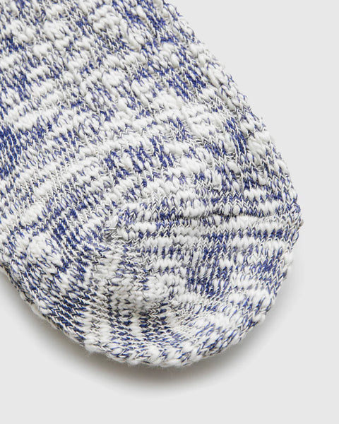 Light weight Slub Crew Blue