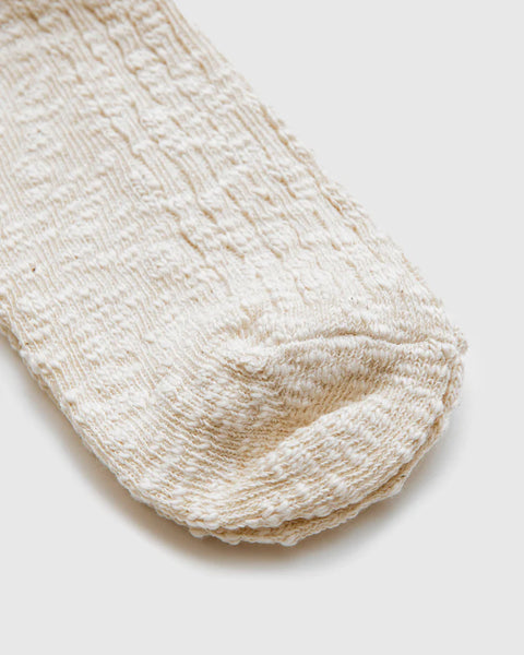 Light weight Slub Crew Ivory