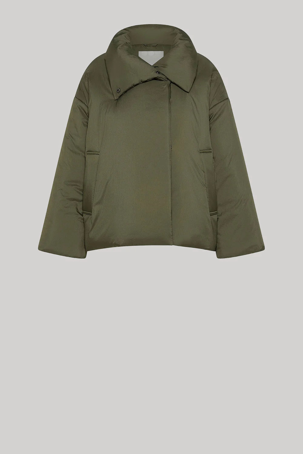 GIACCA IN NYLON VERDE MILITARE
