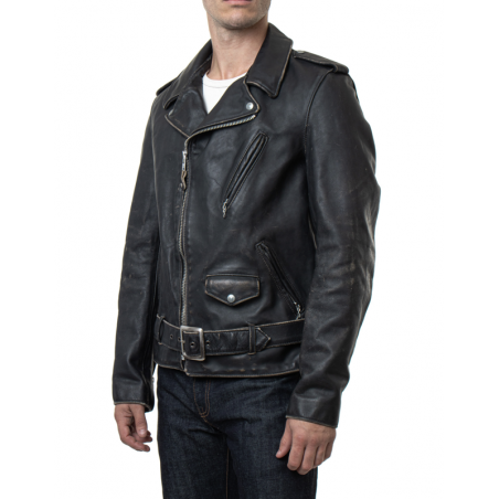 Men's Vintaged Fitted Motorcycle Jacket