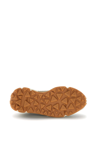 YAMANO 3 UNI SUEDE/WOOLEN KNITTING BROWN-COGNAC-BEIGE