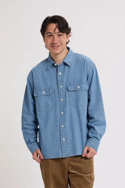 Camicia da lavoro in Chambray