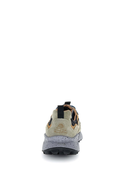 YAMANO 3 MAN SUEDE/NYLON DARK BEIGE-GREY-BLACK