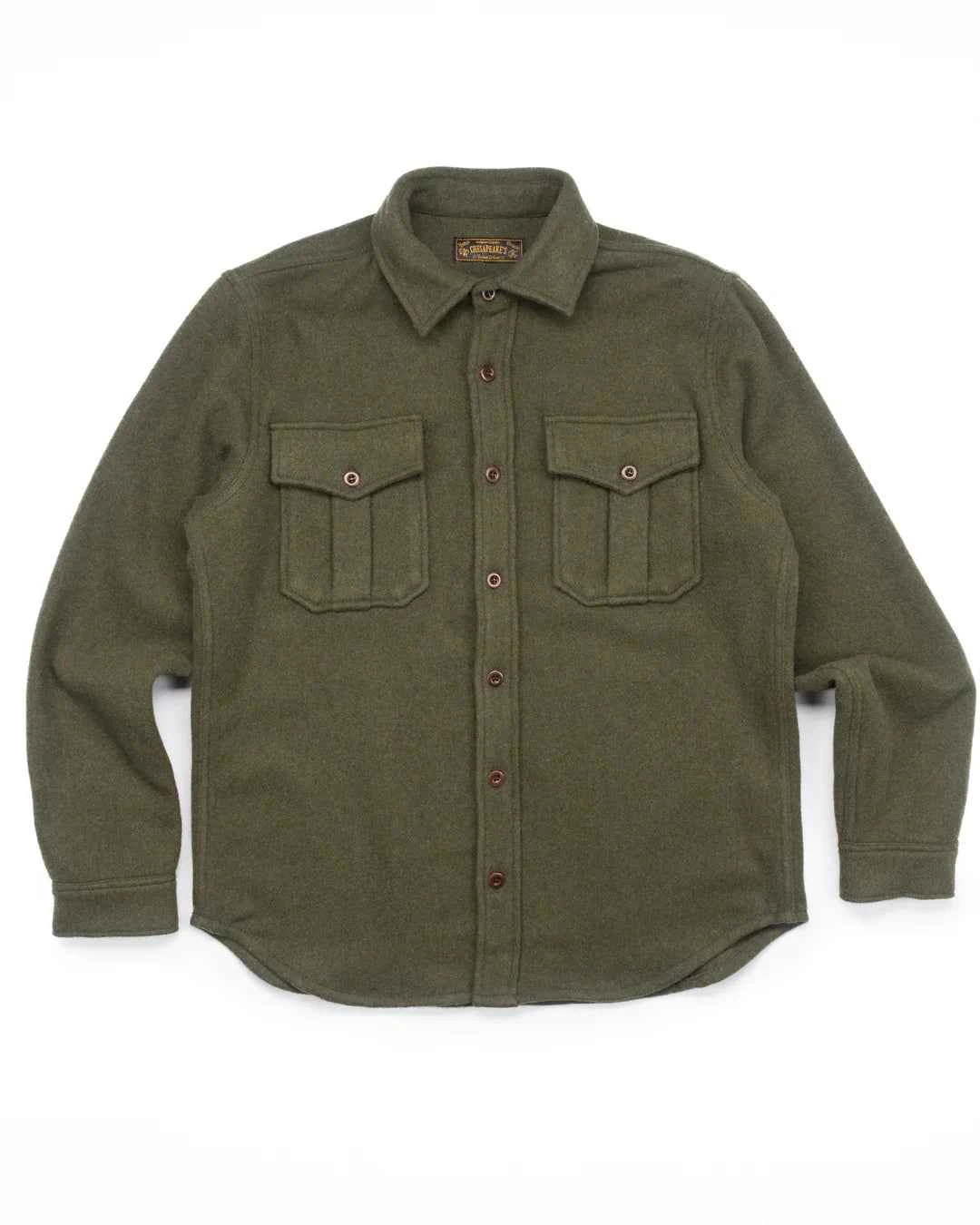 CHESAPEAKE'S GUIDE SHIRT ADIRONDACK MILITARY GREEN