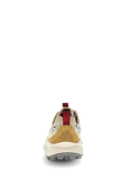 YAMANO 3 WOMAN SUEDE/WOOLEN KNITTING CAMEL-BEIGE-PANNA