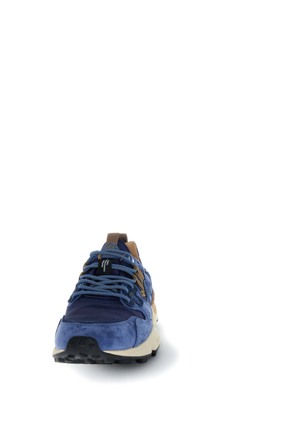 YAMANO 3 MAN SUEDE/NYLON NAVY-BLUE-BROWN