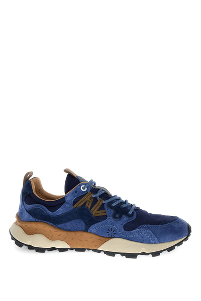 YAMANO 3 MAN SUEDE/NYLON NAVY-BLUE-BROWN