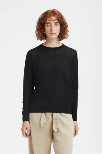 Maglia Girocollo In Lana