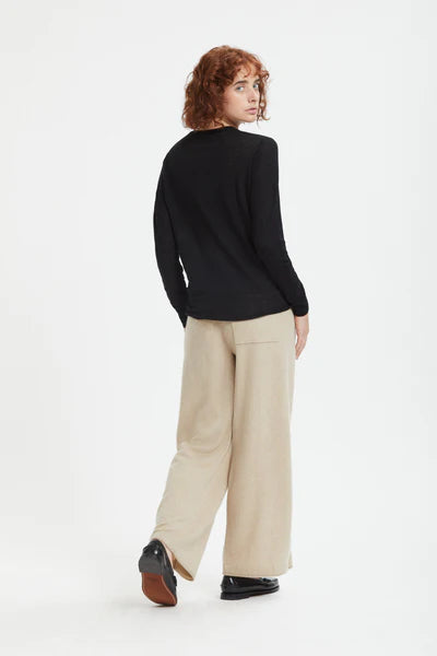 Maglia Girocollo In Lana