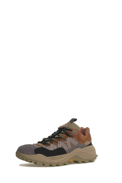 IWANO SUEDE/NYLON BROWN-LIGHT BROWN
