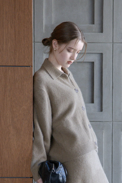 Giacca in volpe e cashmere