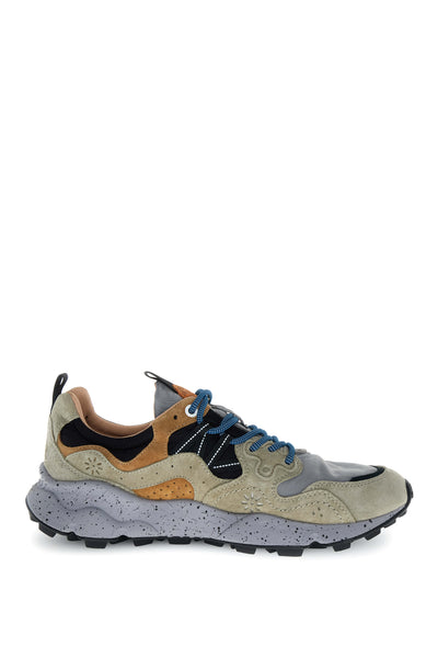 YAMANO 3 MAN SUEDE/NYLON DARK BEIGE-GREY-BLACK