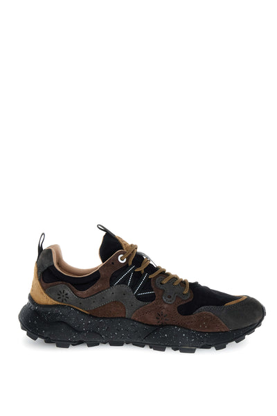 YAMANO 3 MAN SUEDE/NYLON DARK GREY-BLACK-DARK BROWN