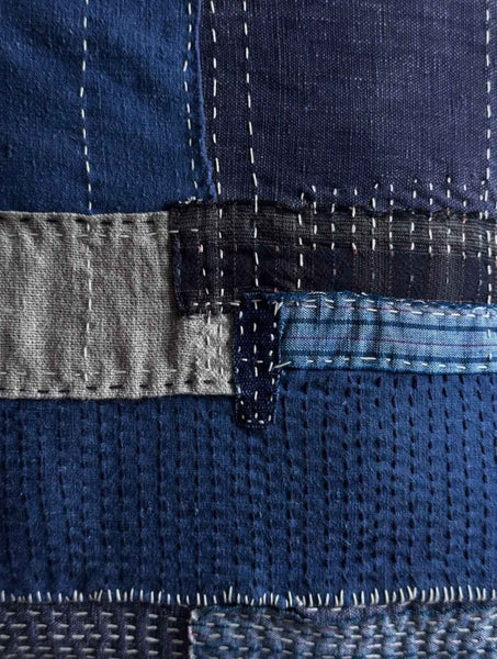 Sashiko/boro cushion cover