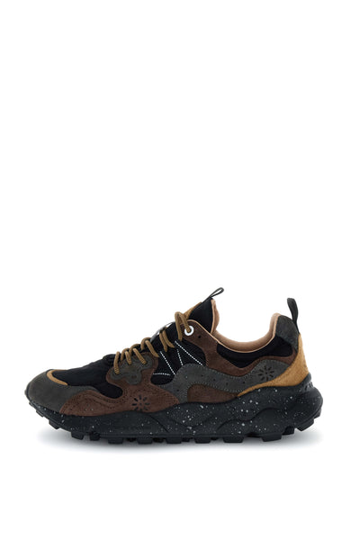 YAMANO 3 MAN SUEDE/NYLON DARK GREY-BLACK-DARK BROWN