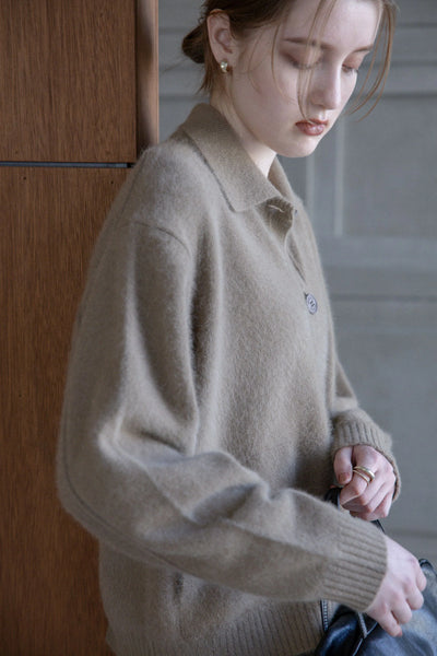 Giacca in volpe e cashmere