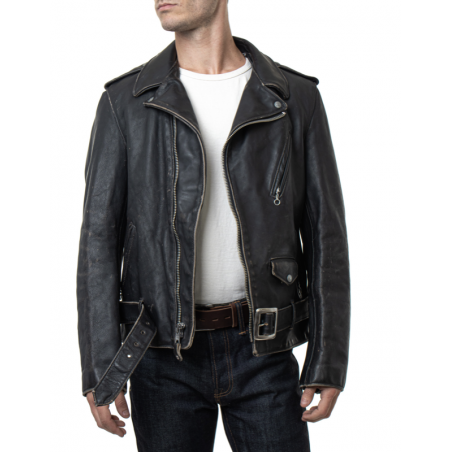 Men's Vintaged Fitted Motorcycle Jacket