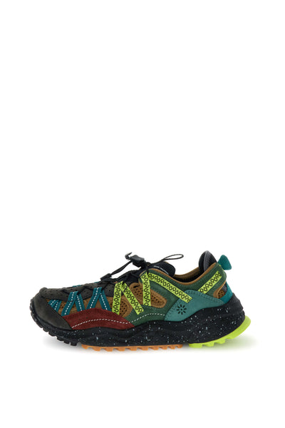 KAZANA FALL UNI SUEDE/LYCRA/FLYING MUD-BORDEAUX-ORANGE