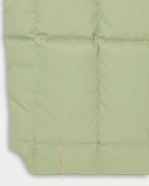 Rocket Gilet Sage Green Smanicato in Nylon