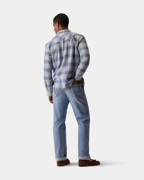 Josh Camicia texana in Cotone a Quadri