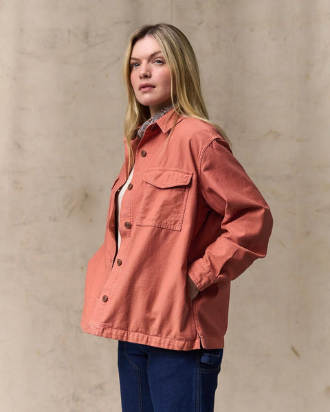 WOMEN'S REVERSE SATEEN JAC-SHIRT