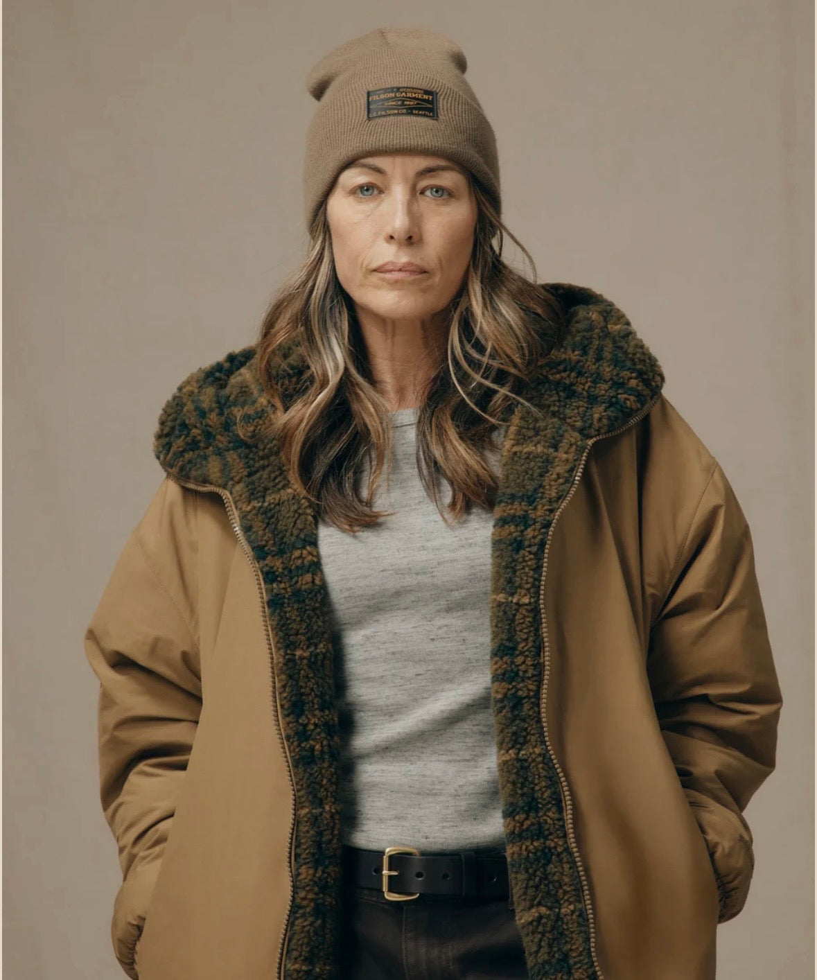 WOMEN'S REVERSIBLE WOOLLY FLEECE COAT