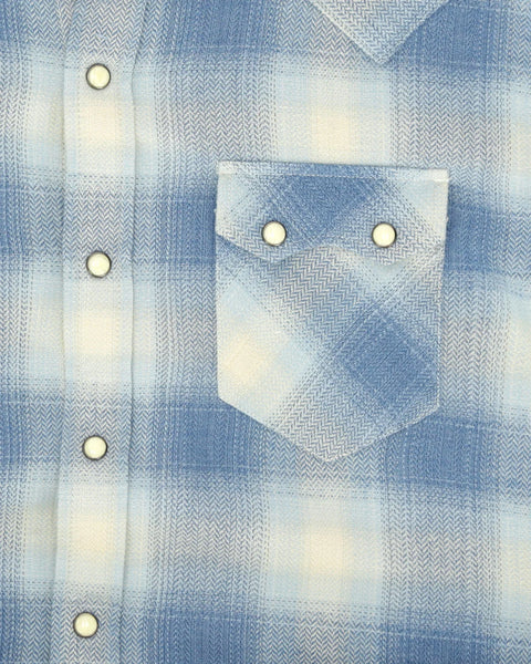 Josh Camicia texana in Cotone a Quadri