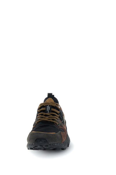 YAMANO 3 MAN SUEDE/NYLON DARK GREY-BLACK-DARK BROWN
