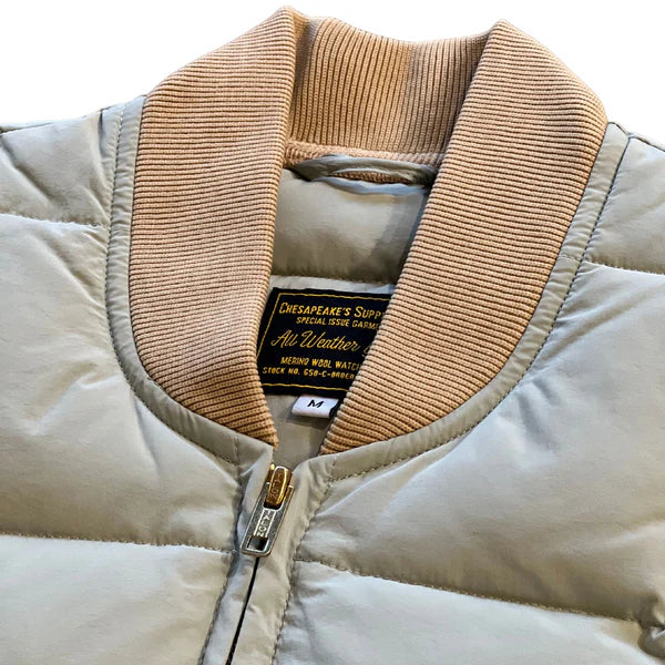 SEATTLE DOWN VEST COL.SALVIA