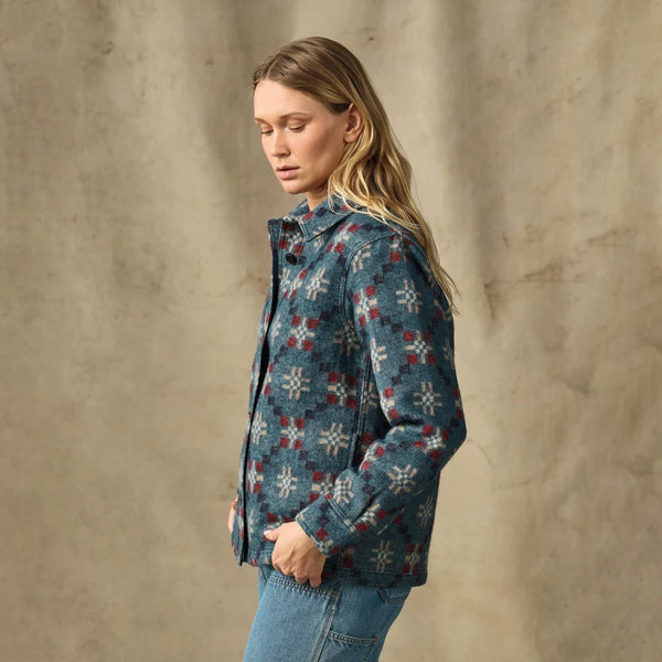 WOMEN'S WOOL OVERSHIRT