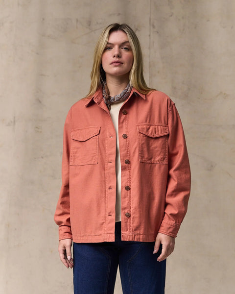 WOMEN'S REVERSE SATEEN JAC-SHIRT