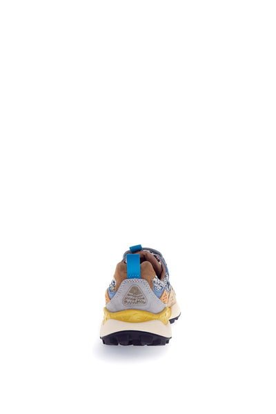 YAMANO 3 WOMAN JAQUARD FLOWERS GREY-TAUPE-CREAM