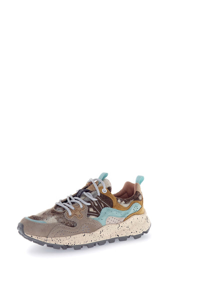 YAMANO 3 WOMAN WOOLEN KNITTING BRAIDS TAUPE-MILK-MUSTARD