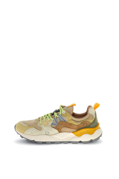 YAMANO 3 UNI SUEDE/NYLON YELLOW-LIGHT-BEIGE-OFF WHITE