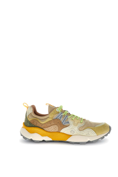 YAMANO 3 UNI SUEDE/NYLON YELLOW-LIGHT-BEIGE-OFF WHITE