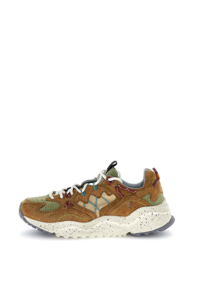 YAMABUSHI MAN SUEDE/NYLON RIPST BISCUIT-BEIGE