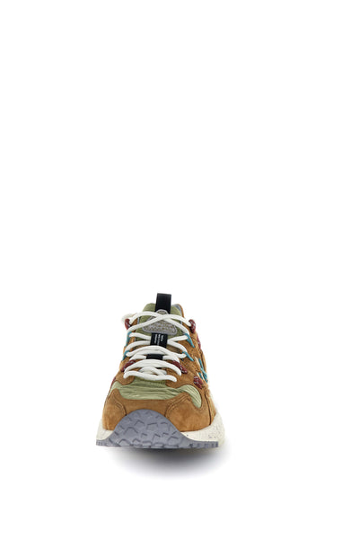 YAMABUSHI MAN SUEDE/NYLON RIPST BISCUIT-BEIGE