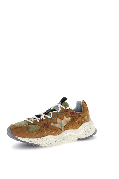 YAMABUSHI MAN SUEDE/NYLON RIPST BISCUIT-BEIGE