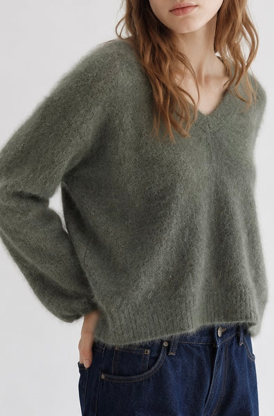 Maglione scollo a V