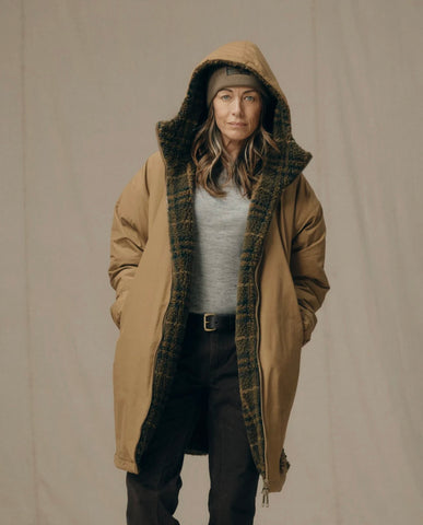 WOMEN'S REVERSIBLE WOOLLY FLEECE COAT