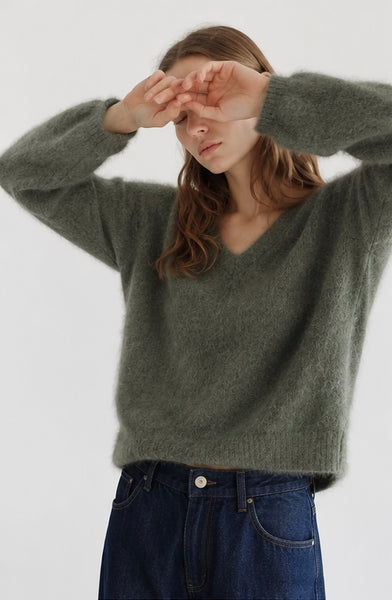 Maglione scollo a V