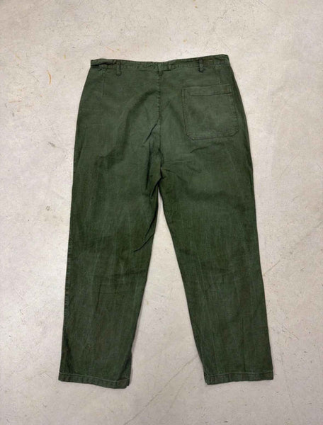 VINTAGE SWEDISH ARMY WORK PANTS W36