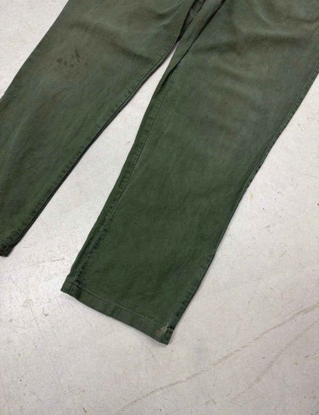 VINTAGE SWEDISH ARMY WORK PANTS W36