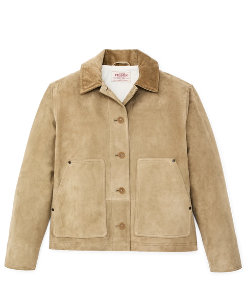 WOMEN'S SHORT SUEDE BARN JACKET