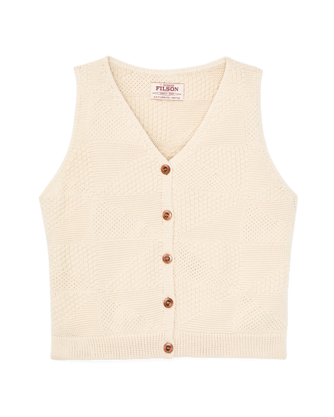 WOMEN'S COTTON SWEATER VEST