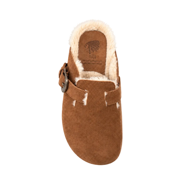 Sabot Suede Castagna