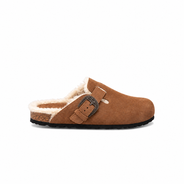 Sabot Suede Castagna