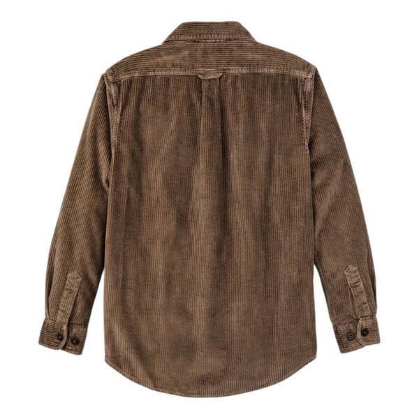 CAMICIA IN VELLUTO 6-WALE BROWN